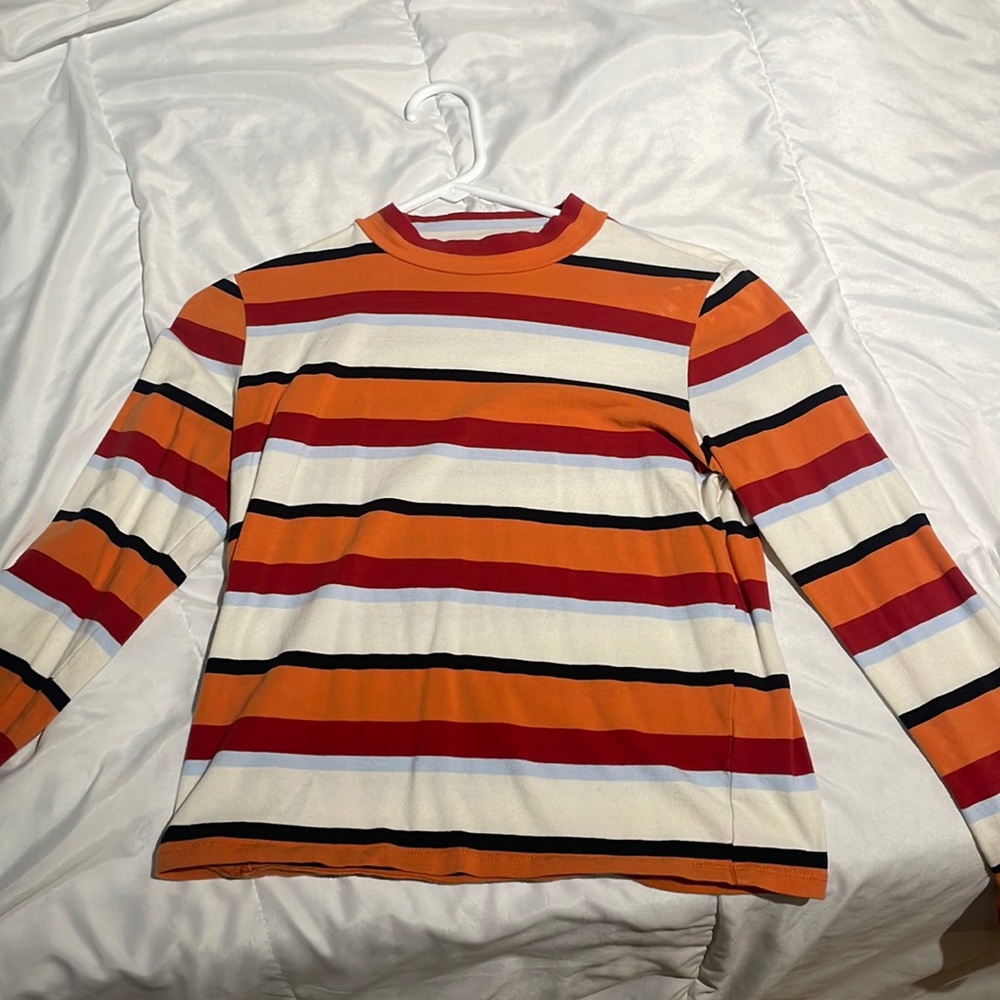 70’s striped long sleeve